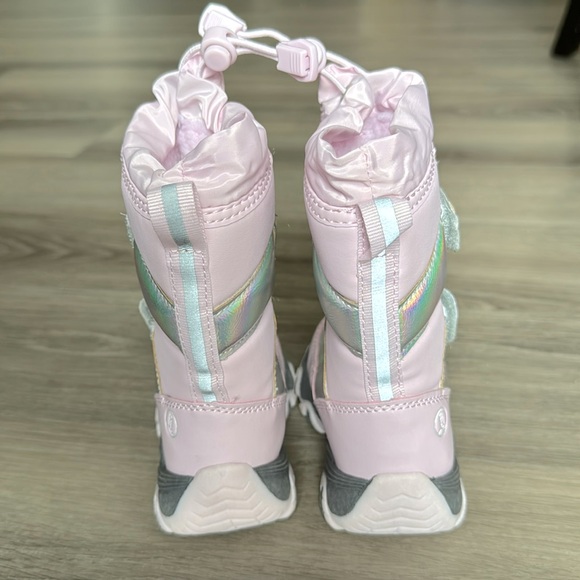 Lands’ End Toddler Snow Flurry Insulated Winter Boots Pink Size 5 - Picture 4 of 10